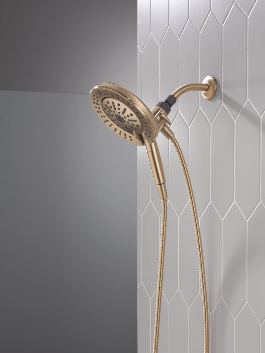DELTA Universal Showering Components 6-Setting In2ition  with ProClean — Champagne Bronze