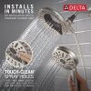 DELTA Universal Showering Components 6-Setting In2ition  with ProClean — Spotshield Brushed Nickel
