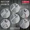 DELTA Universal Showering Components In2ition 7-Setting Two-in-One Shower — Chrome