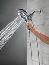 DELTA Universal Showering Components In2ition 7-Setting Two-in-One Shower — Chrome