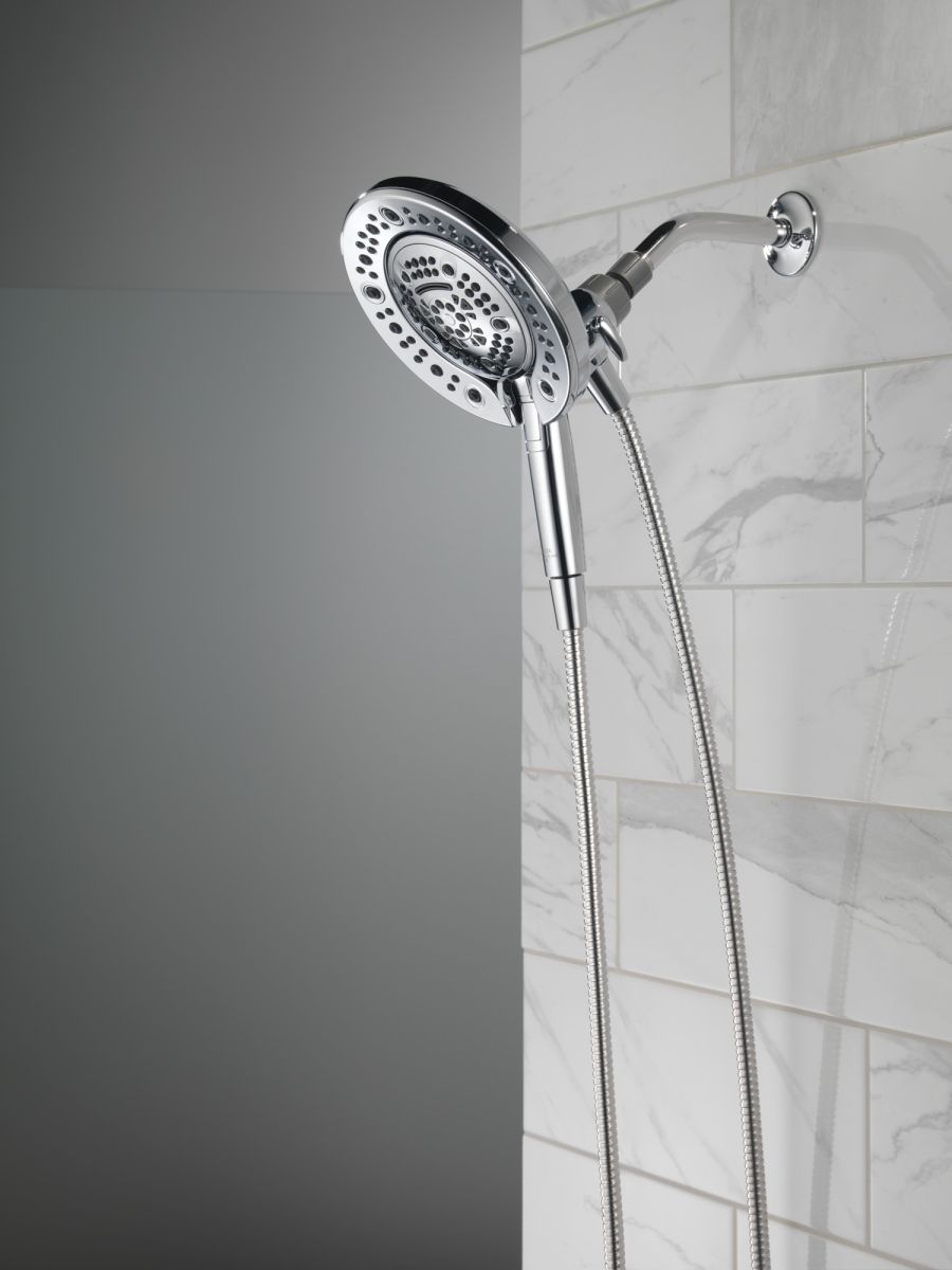 DELTA Universal Showering Components In2ition 7-Setting Two-in-One Shower — Chrome