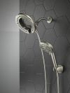 DELTA Universal Showering Components In2ition 7-Setting Two-in-One Shower — Satin Nickel