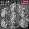 DELTA Universal Showering Components In2ition 7-Setting Two-in-One Shower — Satin Nickel