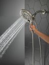 DELTA Universal Showering Components In2ition 7-Setting Two-in-One Shower — Satin Nickel