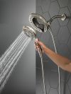 DELTA Universal Showering Components In2ition 7-Setting Two-in-One Shower — Satin Nickel