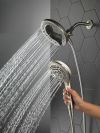 DELTA Universal Showering Components In2ition 7-Setting Two-in-One Shower — Satin Nickel