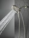DELTA Universal Showering Components In2ition 7-Setting Two-in-One Shower — Satin Nickel