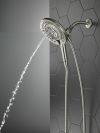 DELTA Universal Showering Components In2ition 7-Setting Two-in-One Shower — Satin Nickel