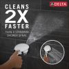 DELTA Universal Showering Components 6-Setting Hand Shower with Cleaning Spray — Chrome