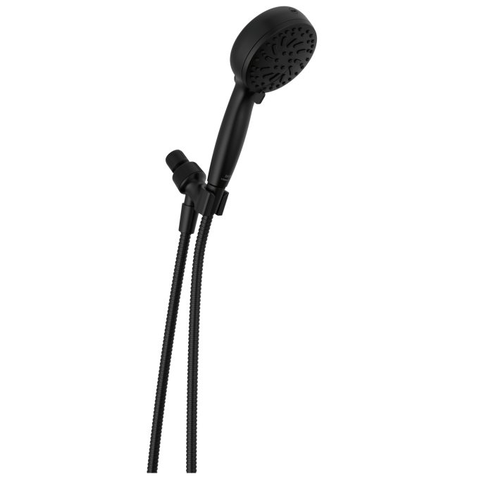 DELTA Universal Showering Components 6-Setting Hand Shower with Cleaning Spray — Matte Black