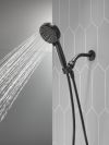 DELTA Universal Showering Components 6-Setting Hand Shower with Cleaning Spray — Matte Black