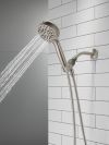 DELTA Universal Showering Components 6-Setting Hand Shower with Cleaning Spray — Spotshield Brushed Nickel