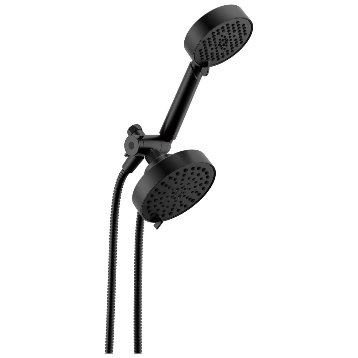 DELTA Universal Showering Components 5-Setting Two-in-One Combination Shower with Additional Mount — Matte Black