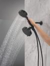 DELTA Universal Showering Components 5-Setting Two-in-One Combination Shower with Additional Mount — Matte Black