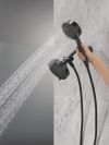 DELTA Universal Showering Components 5-Setting Two-in-One Combination Shower with Additional Mount — Matte Black