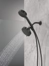 DELTA Universal Showering Components 5-Setting Two-in-One Combination Shower with Additional Mount — Matte Black