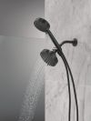 DELTA Universal Showering Components 5-Setting Two-in-One Combination Shower with Additional Mount — Matte Black