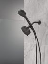 DELTA Universal Showering Components 5-Setting Two-in-One Combination Shower with Additional Mount — Matte Black