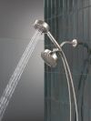DELTA Universal Showering Components 5-Setting Two-in-One Combination Shower with Additional Mount — Stainless