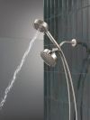 DELTA Universal Showering Components 5-Setting Two-in-One Combination Shower with Additional Mount — Stainless