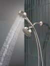 DELTA Universal Showering Components 5-Setting Two-in-One Combination Shower with Additional Mount — Stainless