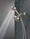 DELTA Universal Showering Components 5-Setting Two-in-One Combination Shower with Additional Mount — Stainless