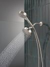 DELTA Universal Showering Components 5-Setting Two-in-One Combination Shower with Additional Mount — Stainless