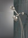 DELTA Universal Showering Components 5-Setting Two-in-One Combination Shower with Additional Mount — Stainless