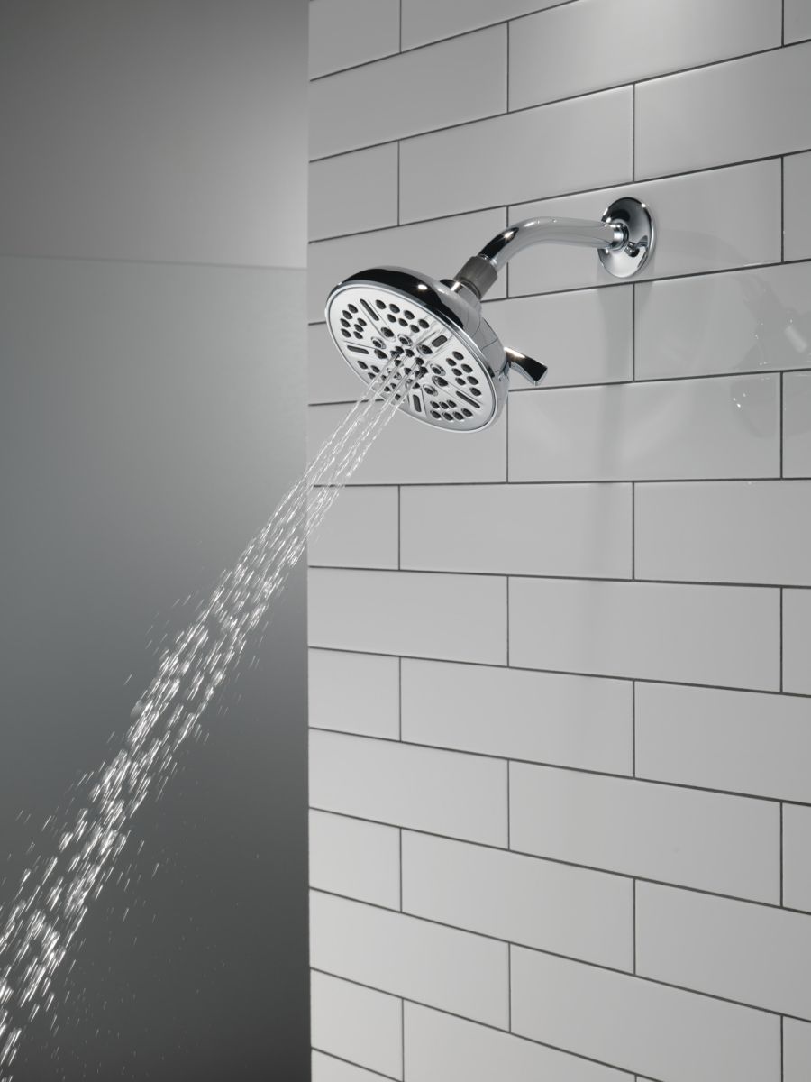 DELTA Universal Showering Components 8-Setting Shower Head — Chrome