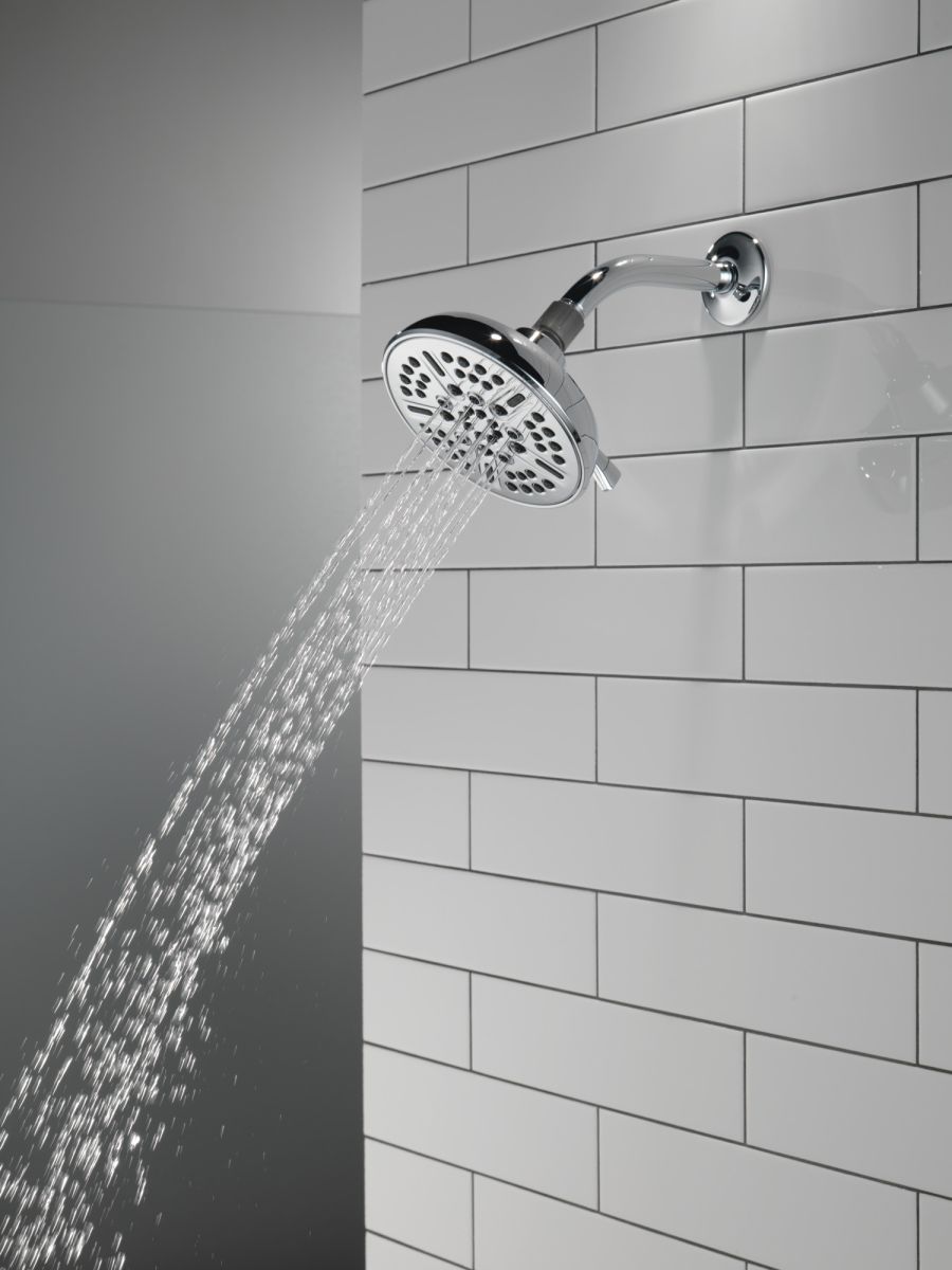 DELTA Universal Showering Components 8-Setting Shower Head — Chrome