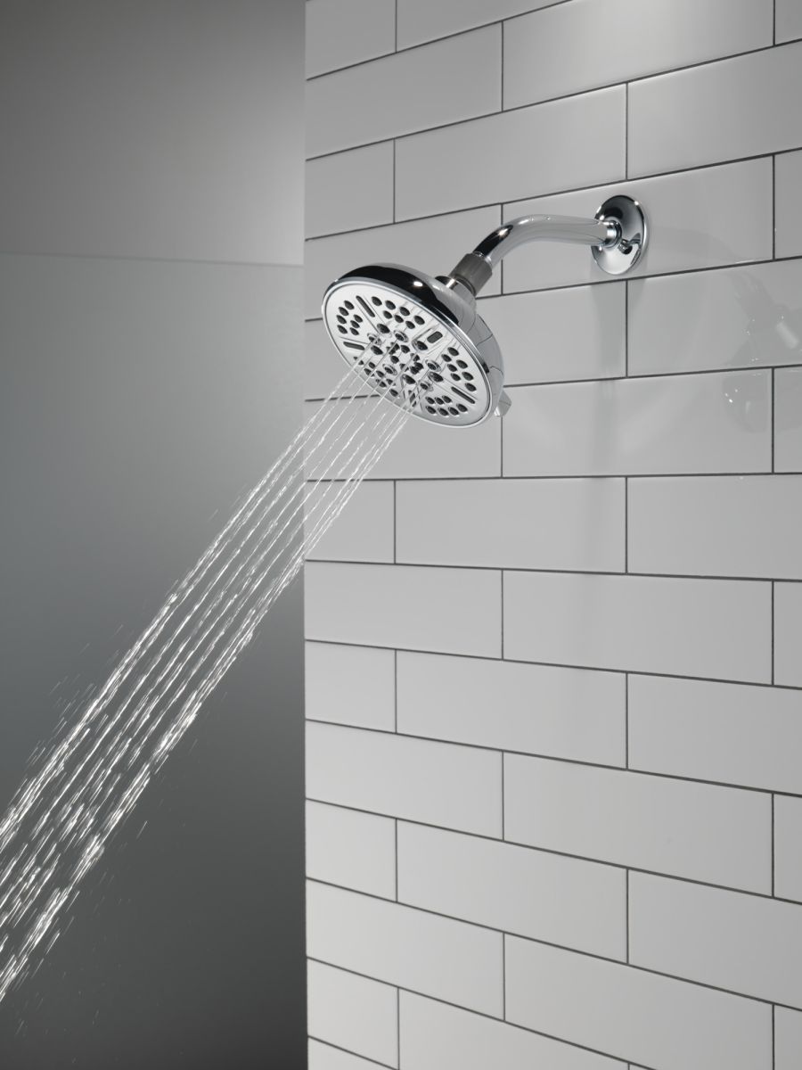 DELTA Universal Showering Components 8-Setting Shower Head — Chrome