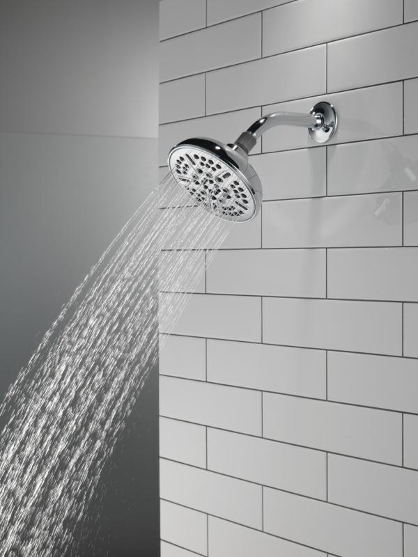 DELTA Universal Showering Components 8-Setting Shower Head — Chrome