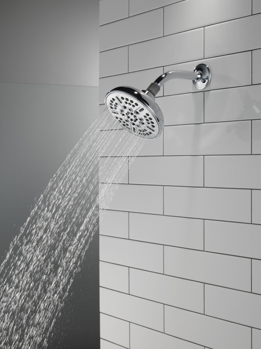 DELTA Universal Showering Components 8-Setting Shower Head — Chrome