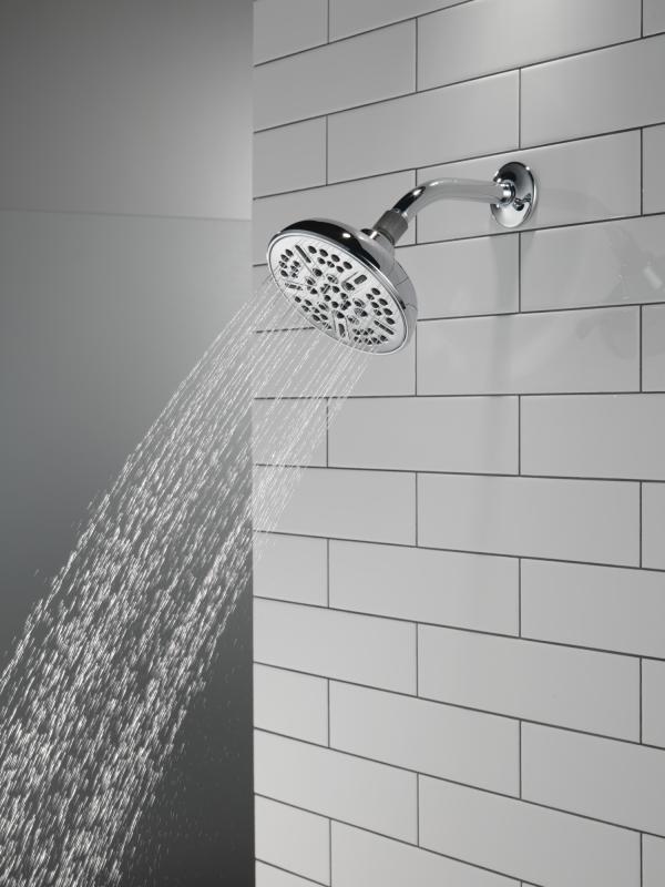 DELTA Universal Showering Components 8-Setting Shower Head — Chrome