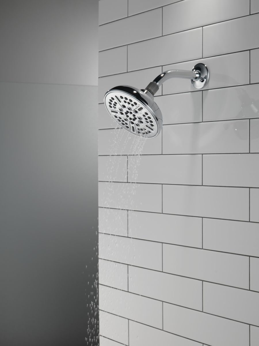 DELTA Universal Showering Components 8-Setting Shower Head — Chrome