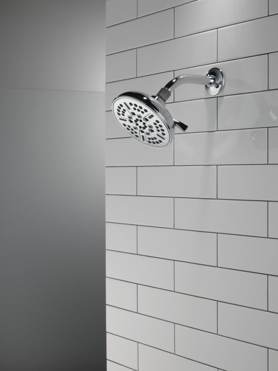 DELTA Universal Showering Components 8-Setting Shower Head — Chrome