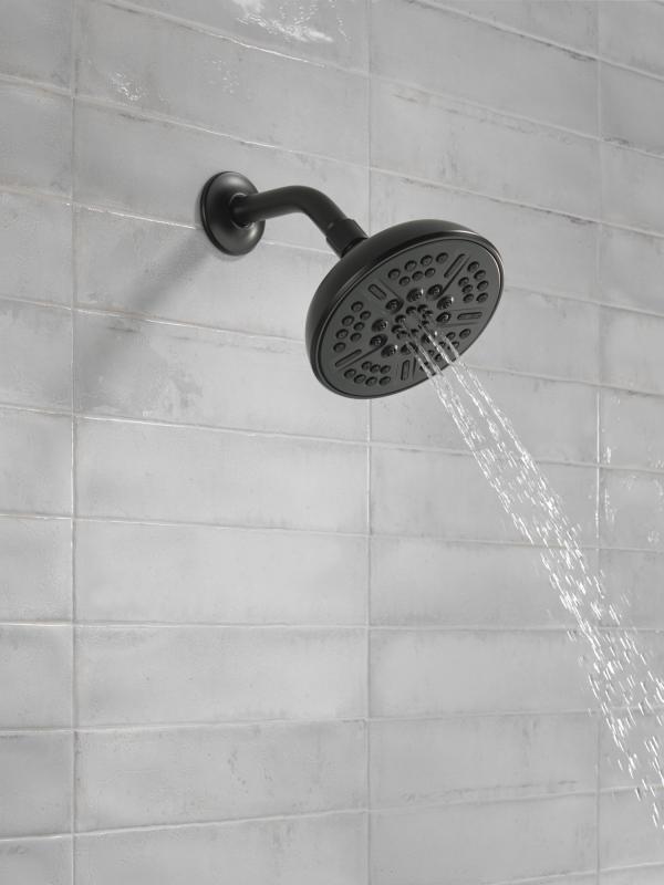 DELTA Universal Showering Components 8-Setting Shower Head — Matte Black