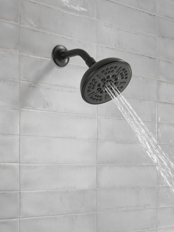DELTA Universal Showering Components 8-Setting Shower Head — Matte Black