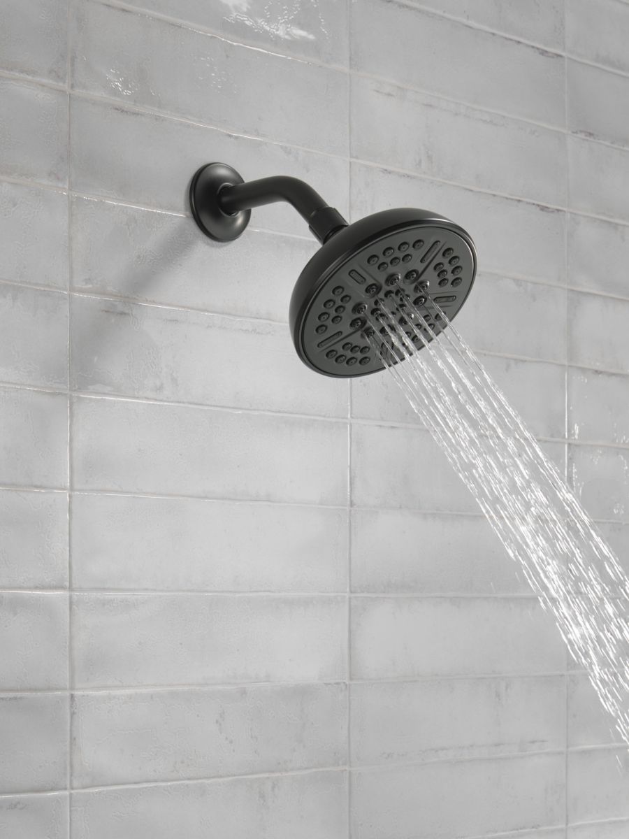 DELTA Universal Showering Components 8-Setting Shower Head — Matte Black