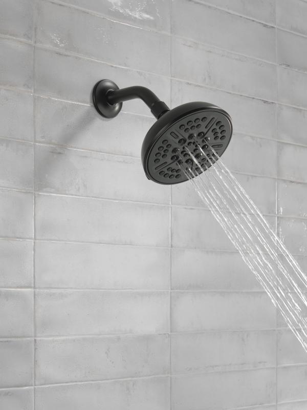 DELTA Universal Showering Components 8-Setting Shower Head — Matte Black