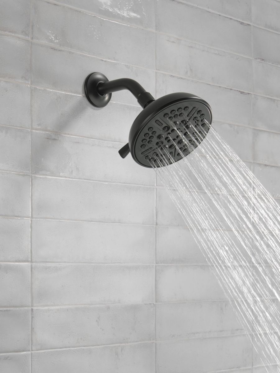 DELTA Universal Showering Components 8-Setting Shower Head — Matte Black