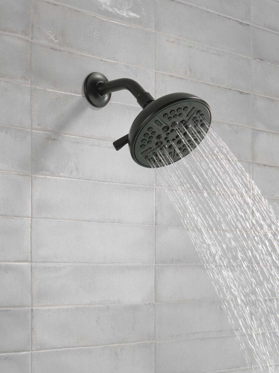 DELTA Universal Showering Components 8-Setting Shower Head — Matte Black
