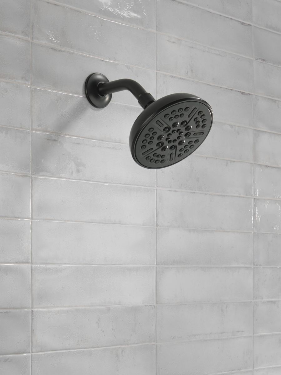 DELTA Universal Showering Components 8-Setting Shower Head — Matte Black