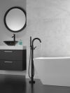 DELTA Trinsic Single Handle Vessel Bathroom Faucet — Matte Black