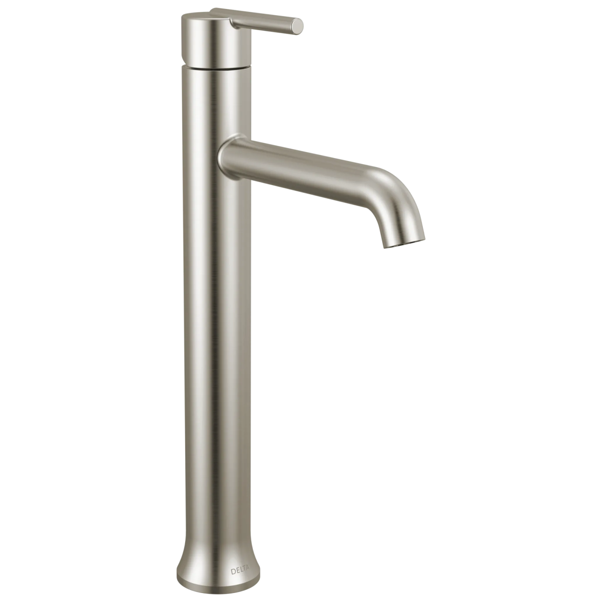 DELTA Trinsic Single Handle Vessel Bathroom Faucet — Stainless
