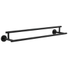 DELTA Trinsic 24" Double Towel Bar — Matte Black