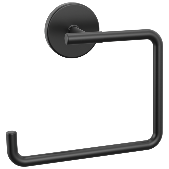 DELTA Trinsic Towel Ring — Matte Black