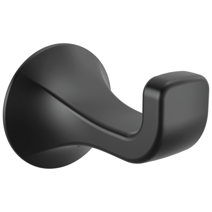 DELTA Lineax Robe Hook — Matte Black