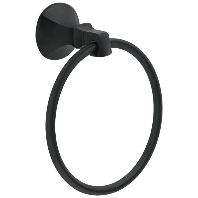 DELTA Ashlyn Towel Ring — Matte Black
