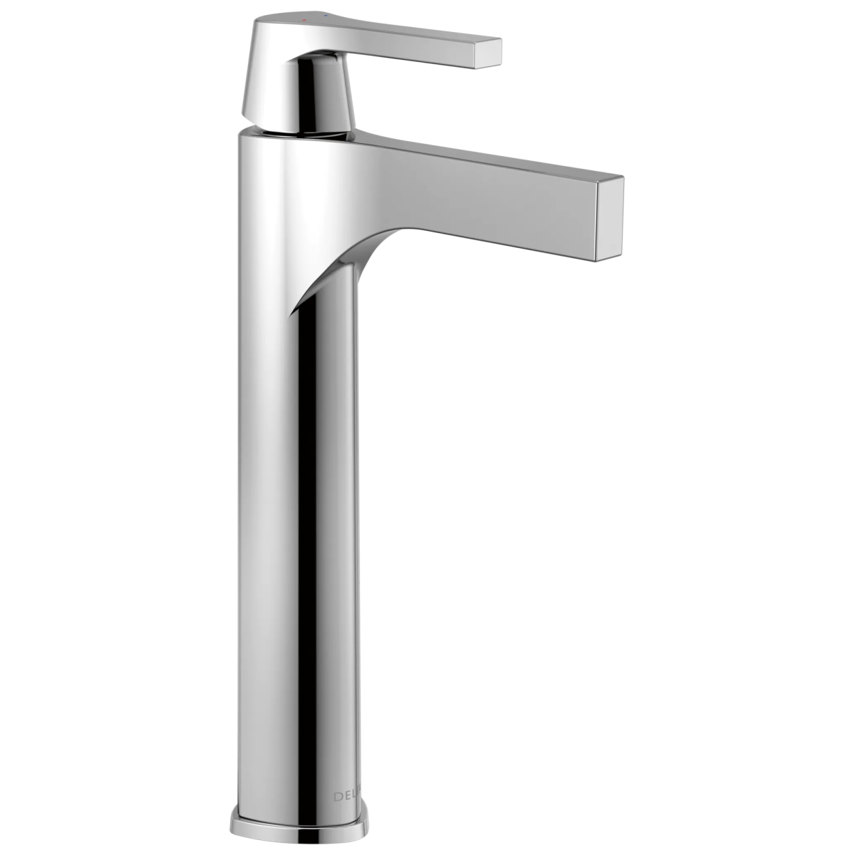 DELTA Zura Single Handle Vessel Bathroom Faucet — Chrome